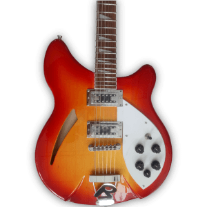 Custom Made Fireglo 360 12 Style Semi-Hollow Body 12 String Electric Guitar - Image 2