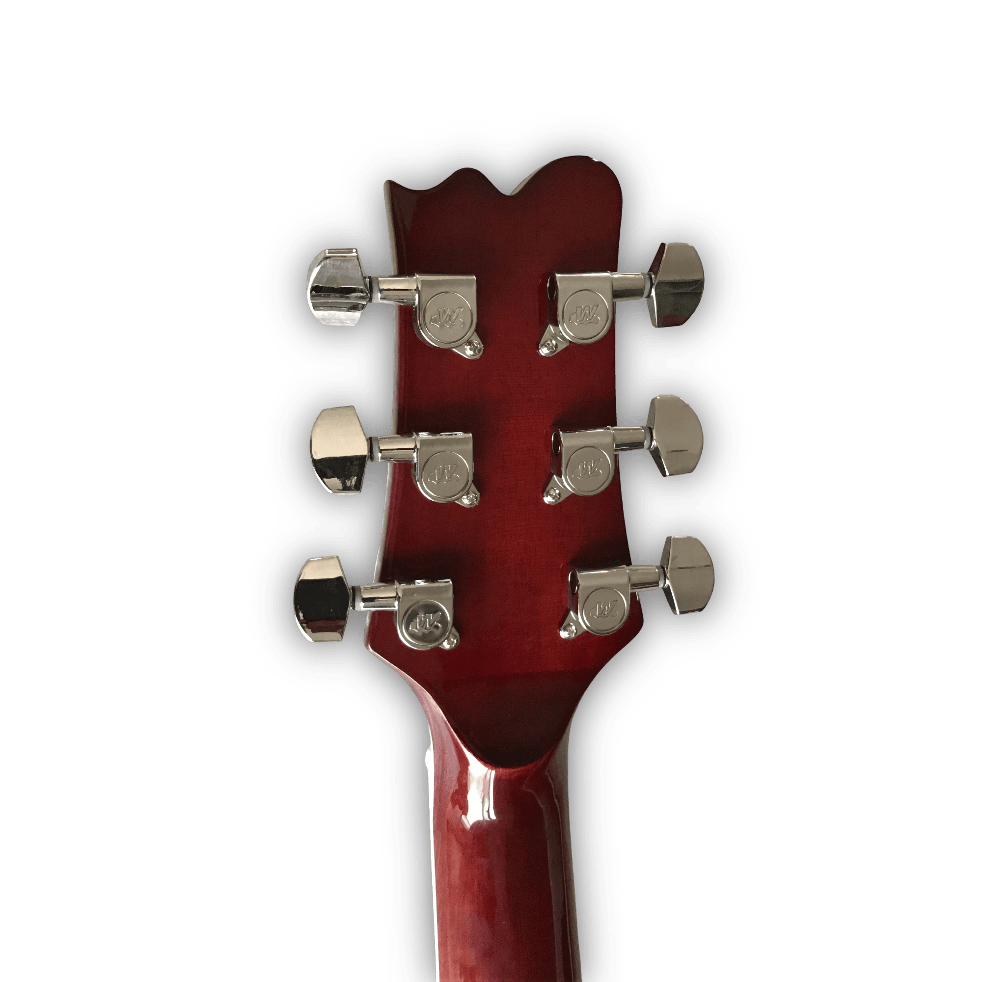 Custom Made Maple Wood Harp Double Neck Eclipse Style Acoustic Guitar - Image 6