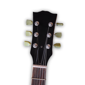 Custom Made LP Style Left Handed P90 Pickup Gold Top Electric Guitar - Image 4