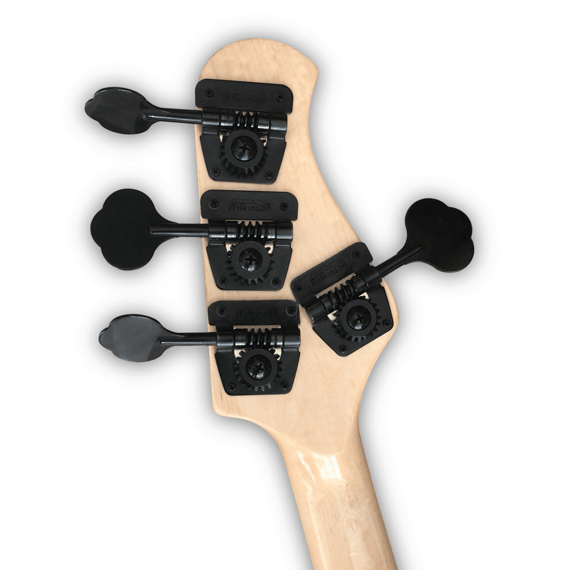 Custom Made Bass Left Handed Green Black Burst Style 4 Strings Electric Bass - Image 6
