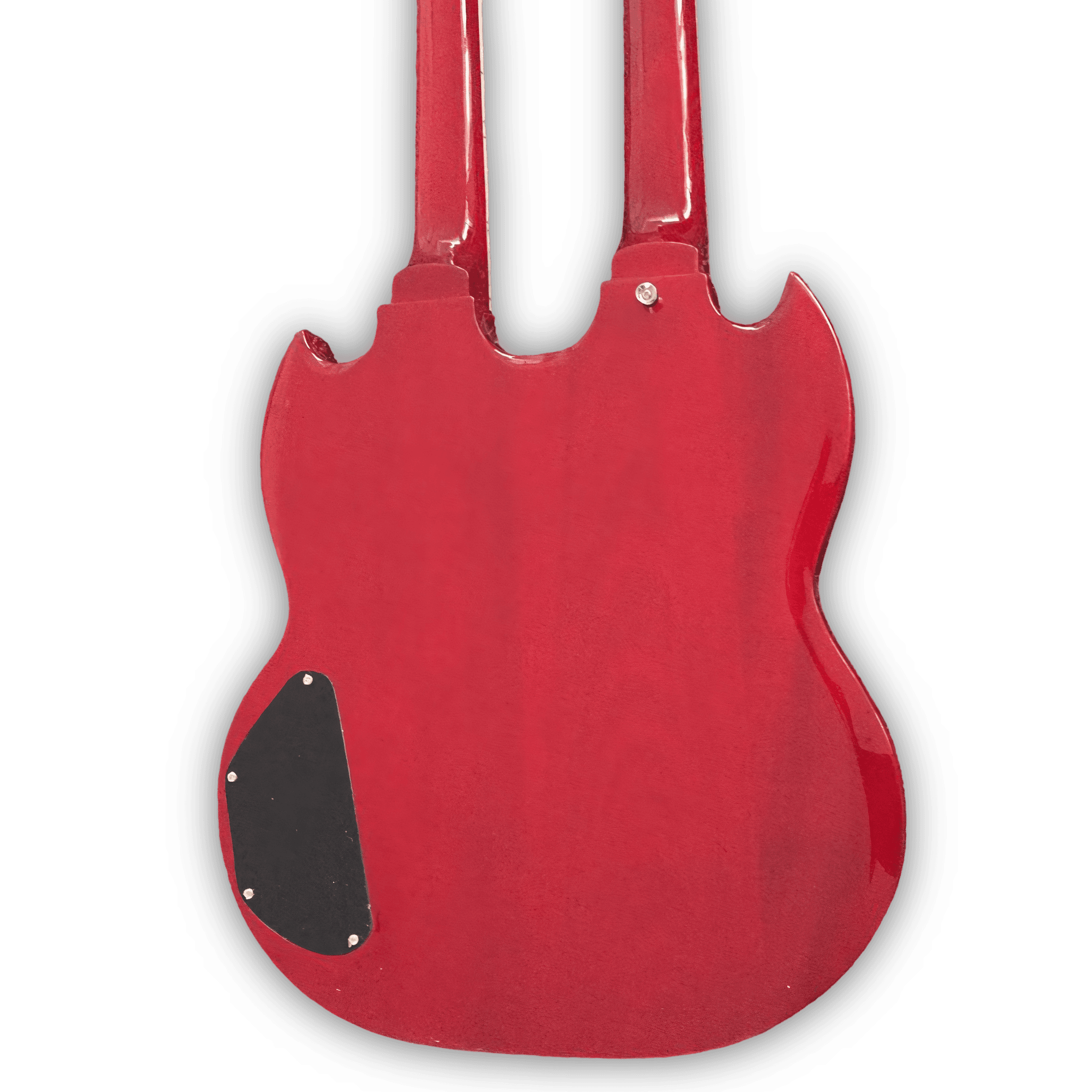 Custom Made Cherry Red Don Felder SG Style 1275 Double Neck 12 & 6 Strings Electric Guitar - Image 4