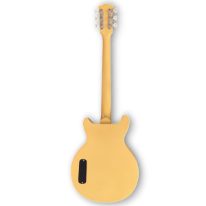 Custom Made TV Yellow P90 Pickup Double Cut LP Junior Style 6 Strings Electric Guitar - Image 4
