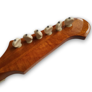 Custom Made Firebird Platypus Style Tobacco Sunburst Flame Maple Top Electric Guitar - Image 9