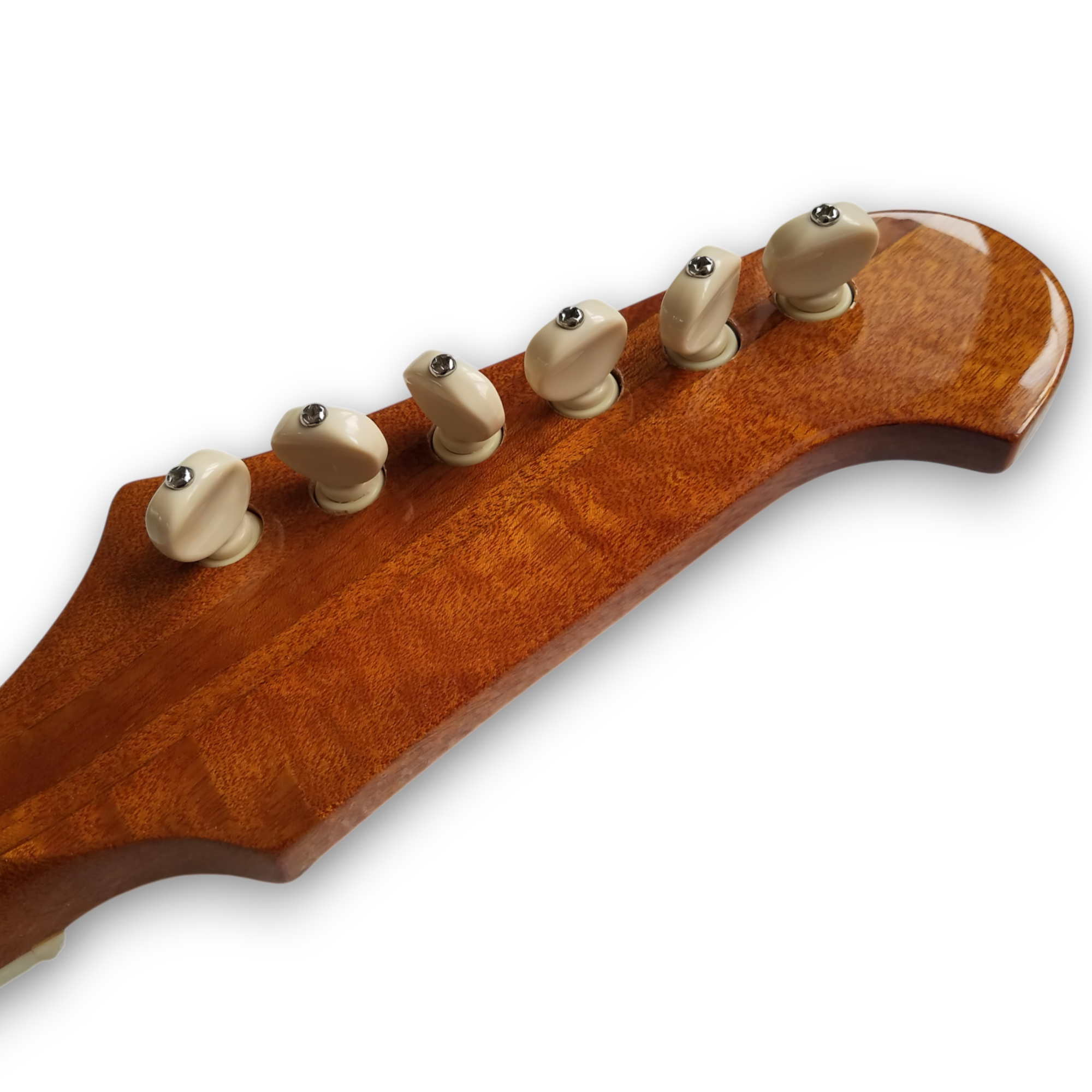 Custom Made Firebird Platypus Style Tobacco Sunburst Flame Maple Top Electric Guitar - Image 9