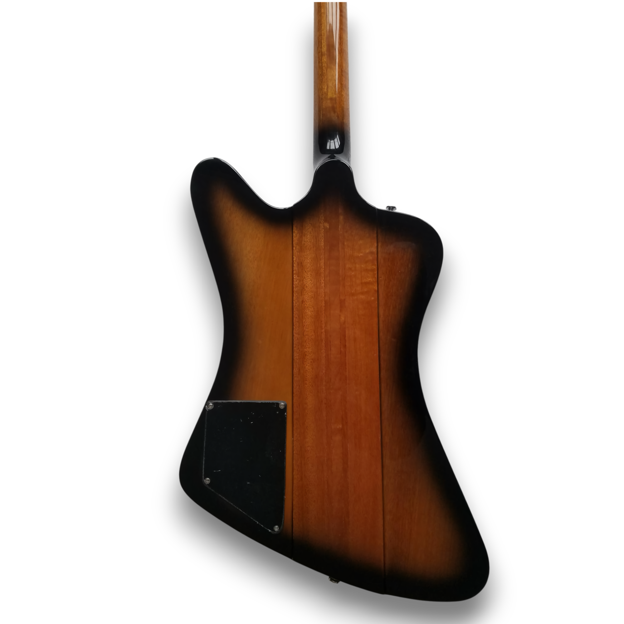 Custom Made Firebird Platypus Style Tobacco Sunburst Flame Maple Top Electric Guitar - Image 7