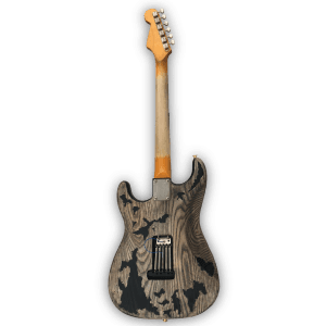 Custom Made Heavy Aged Relic Black Strat Style 6 Strings Electric Guitar - Image 4