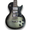Custom Made Metallic Silverburst Teardrop LP Style 6 Strings Electric Guitar