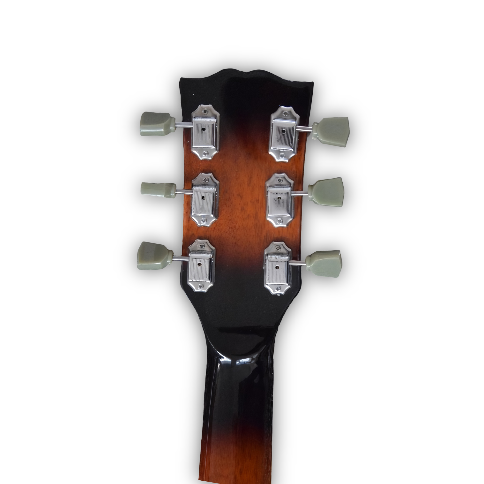 Custom Made J160E Style Vintage Sunburst Acoustic Guitar - Image 5