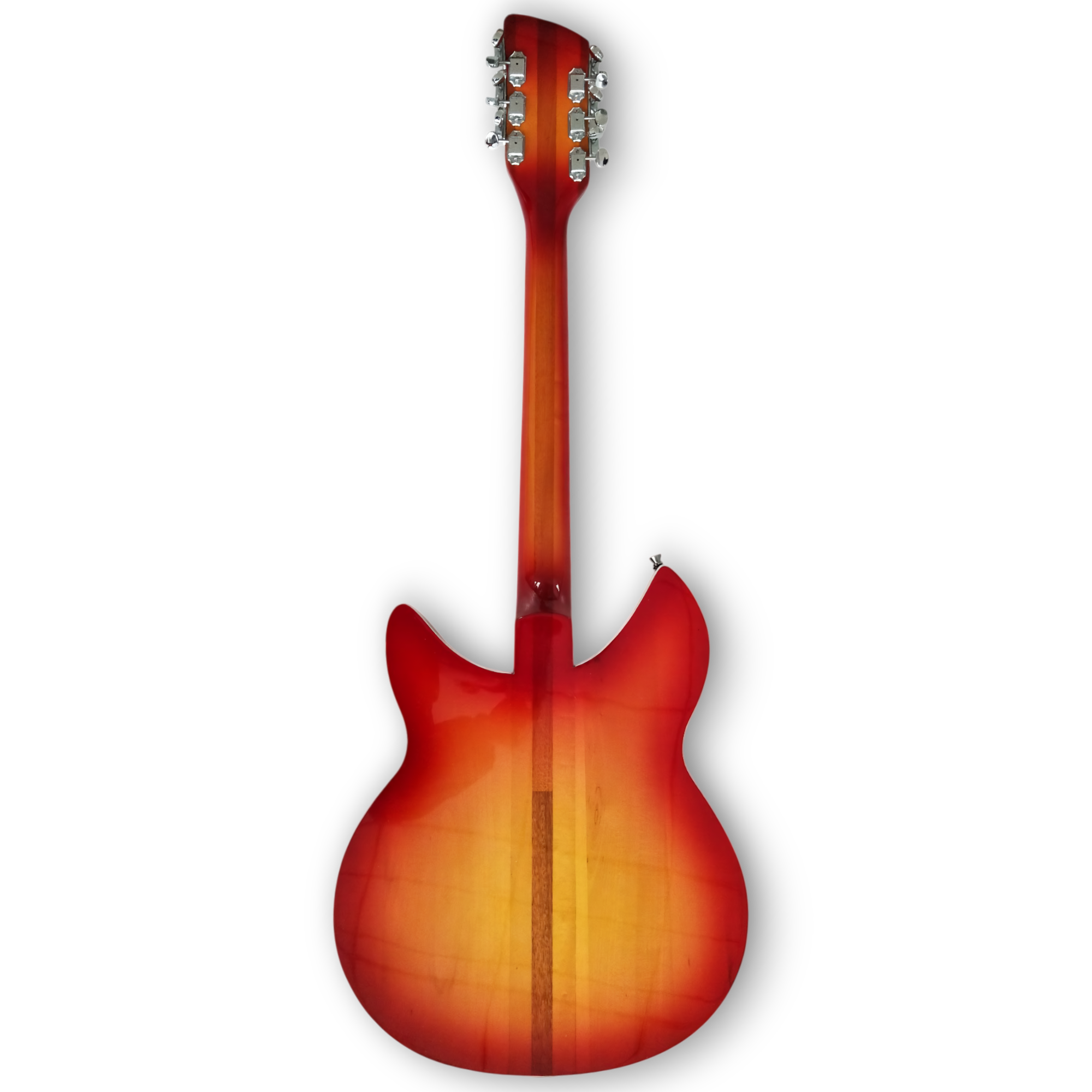 Custom Made Fireglo Color Semi-Hollow 360 12 Style 12 String Electric Guitar - Image 4