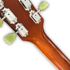 Custom Made LP Style Turquoise Green Flame Maple Top Electric Guitar - Image 6