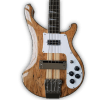 Custom Made Spalted Maple Top Natural Finish 4003 Style 4 Strings Electric Bass