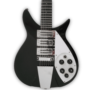 Custom Made Black John Lennon 325 Style 6 Strings Electric Guitar