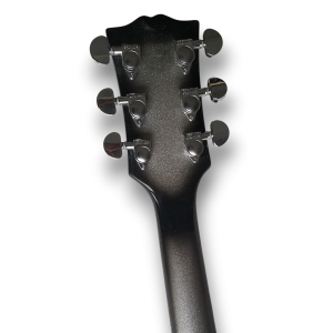 Custom Made Teardrop Metallic Silverburst LP Style Left Handed 6 Strings Electric Guitar - Image 11