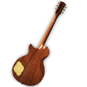 Custom Made LP Style Natural Finish Quilted Maple Top Electric Guitar - Image 5