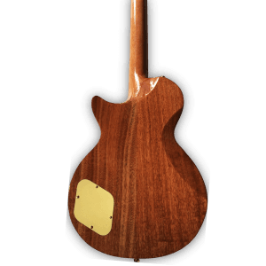 Custom Made LP Style Natural Finish Quilted Maple Top Electric Guitar - Image 6