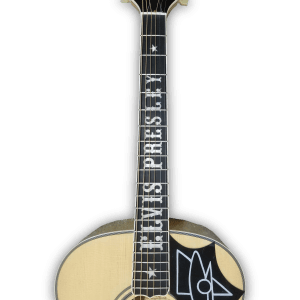 Custom Made Natural Maple Wood Finish SJ200 Elvis Style Acoustic Guitar - Image 3