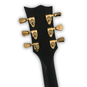 Custom Made Relic Black Iron Cross Guitar LP James Hetfield Style Electric Guitar - Image 6