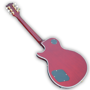 Custom Made Red Wine LP Style Electric Guitar - Image 3