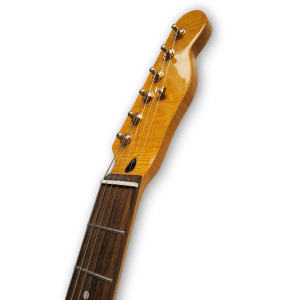 Custom Made Zebra Wood Top Tele Style 6 Strings Electric Guitar - Image 7