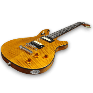 Custom Made Tak Matsumoto DC Style Flame Maple Top 6 Strings Electric Guitar - Image 4