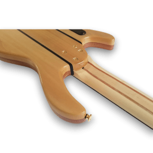 Custom Made Quilted Maple Top 6 String Elite Style Electric Bass - Image 9