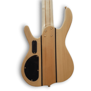 Custom Made Quilted Maple Top 6 String Elite Style Electric Bass - Image 8