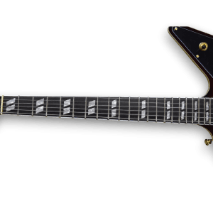 Custom Made Sunburst Flame Maple Top Explorer Style 6 Strings Electric Guitar - Image 4