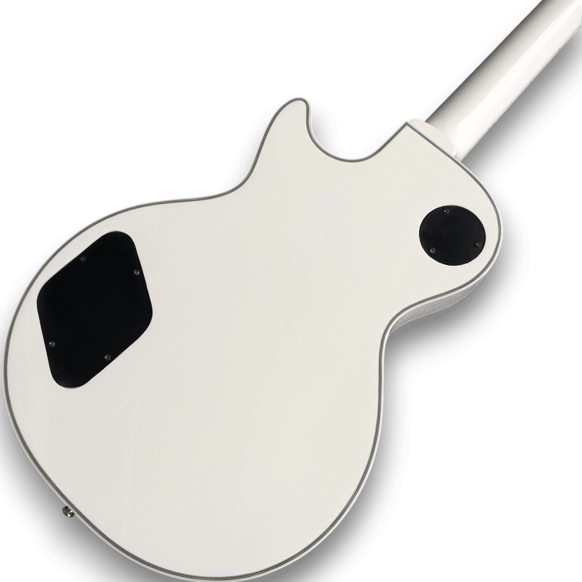 Custom Made White LP Style 6 Strings Electric Guitar - Image 4