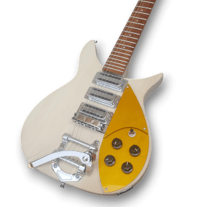 Custom Made White John Lennon 325 Style 6 Strings Electric Guitar