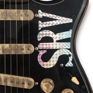 Custom Made SRV Strat Style Heavy Aged Black Relic Stevie Ray Vaughan 6 Strings Electric Guitar - Image 2