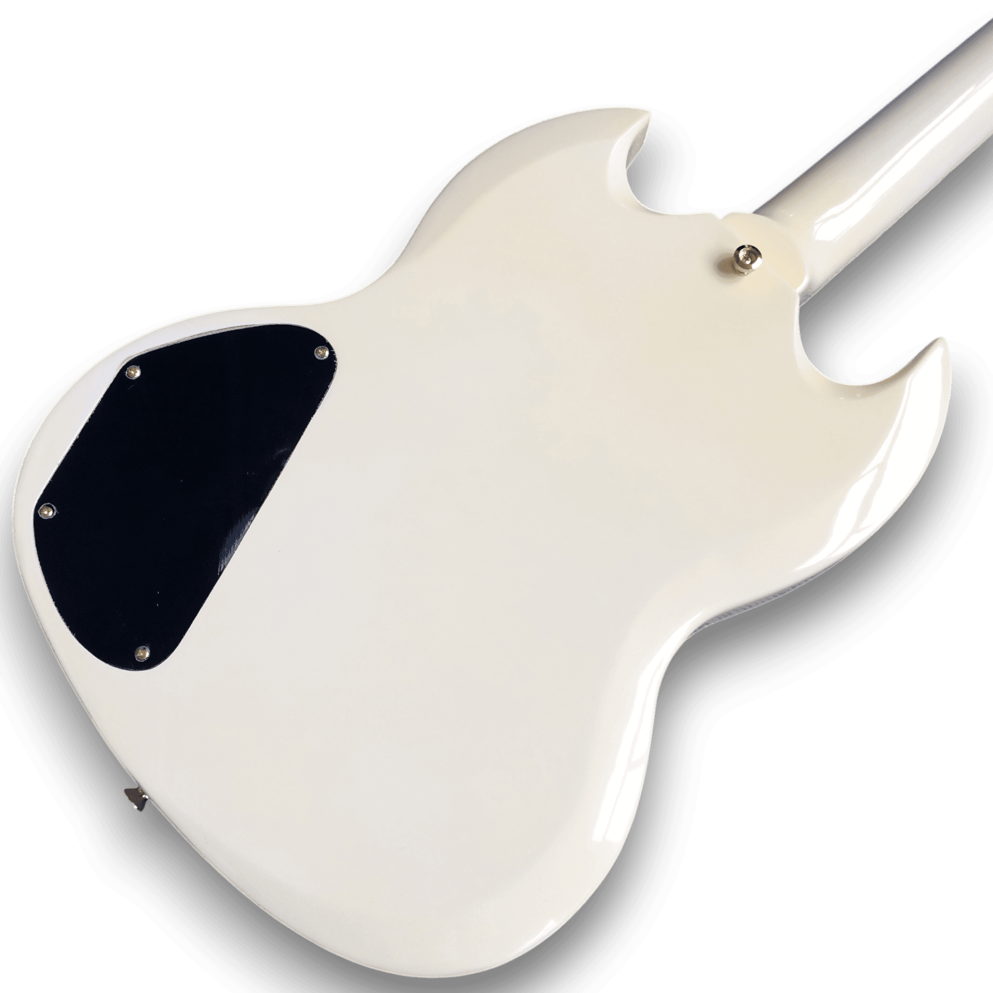 Custom Made Antique Ivory SG Style 6 Strings Electric Guitar - Image 4
