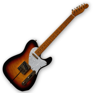Custom Made Sunburst Quilted Maple Top Tuff Dog Tele Merle Haggard Style Electric Guitar