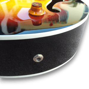 Custom Made ES125 Style Sunburst P90 6 Strings Electric Guitar - Image 3
