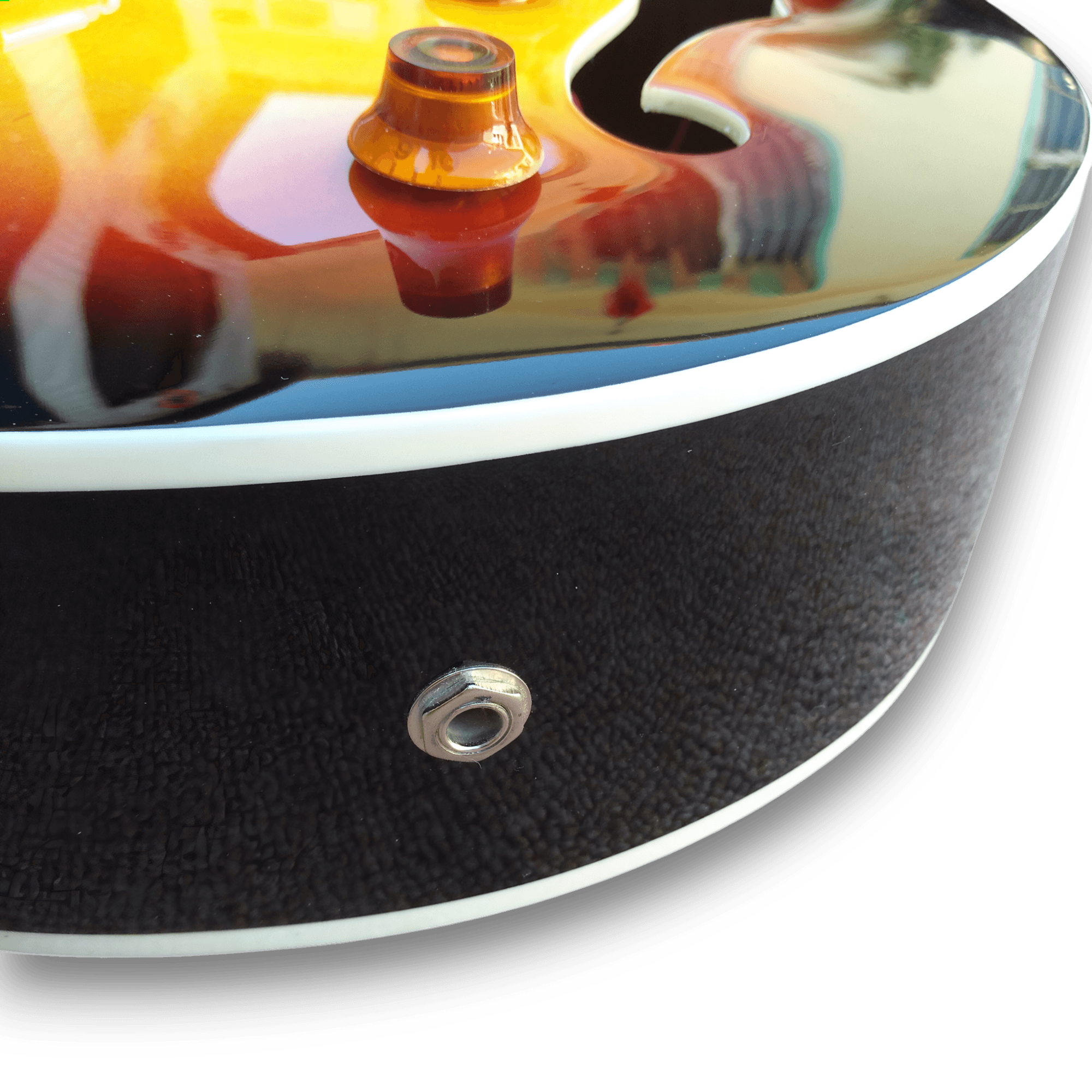 Custom Made ES125 Style Sunburst P90 6 Strings Electric Guitar - Image 3