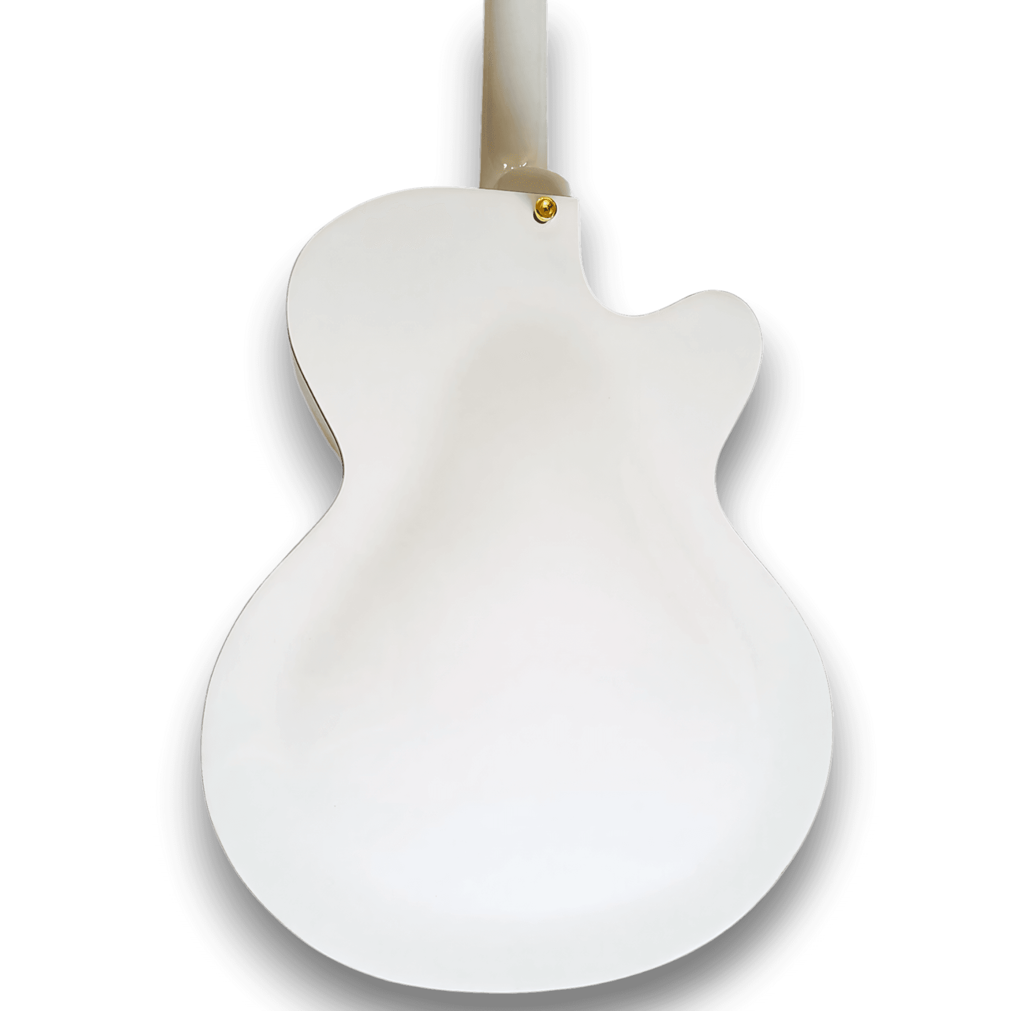 Custom Made White Left Handed Hollow Body Falcon Style 6 Strings Electric Guitar - Image 8