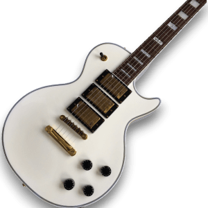 Custom Made White LP Style 6 Strings Electric Guitar