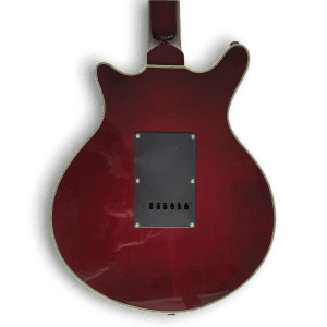 Custom Made Brian May Style Antique Cherry Red 6 Strings Electric Guitar - Image 6