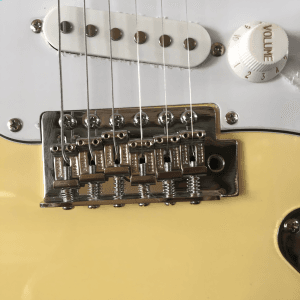 Custom Made Cream Strat Style Maple Scalloped Fretboard 6 Strings Electric Guitar - Image 5