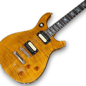 Custom Made Tak Matsumoto DC Style Flame Maple Top 6 Strings Electric Guitar - Image 3
