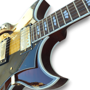 Custom Made Sunburst Hollowbody Johnny A Style Flame Maple Top 6 Strings Electric Guitar - Image 6