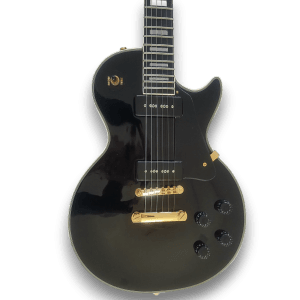 Custom Made P90 Black Beauty LP Style 6 Strings Electric Guitar