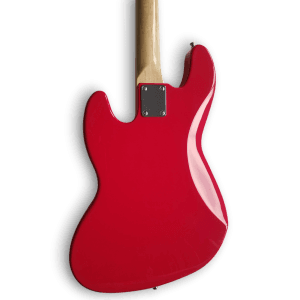 Custom Made Red Mark Hoppus White Pearloid Pickguard Jazz Style 4 Strings Electric Bass - Image 10