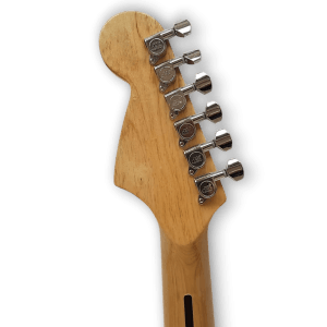 Custom Made Maple Scalloped Fretboard Blue Marlin Strat Style 6 Strings Electric Guitar - Image 12