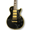 Custom Made Golden Hardware Black Beauty 3 LP Style 6 Strings Electric Guitar
