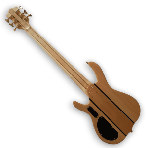 Custom Made Quilted Maple Top 6 String Elite Style Electric Bass - Image 7