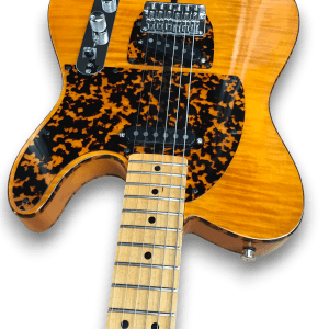 Custom Made Tele Style The Prinz Madcat Flame Maple Top 6 Strings Electric Guitar - Image 5