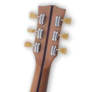 Custom Made Antique Natural Finish Left Handed J200 Style Acoustic Guitar - Image 8