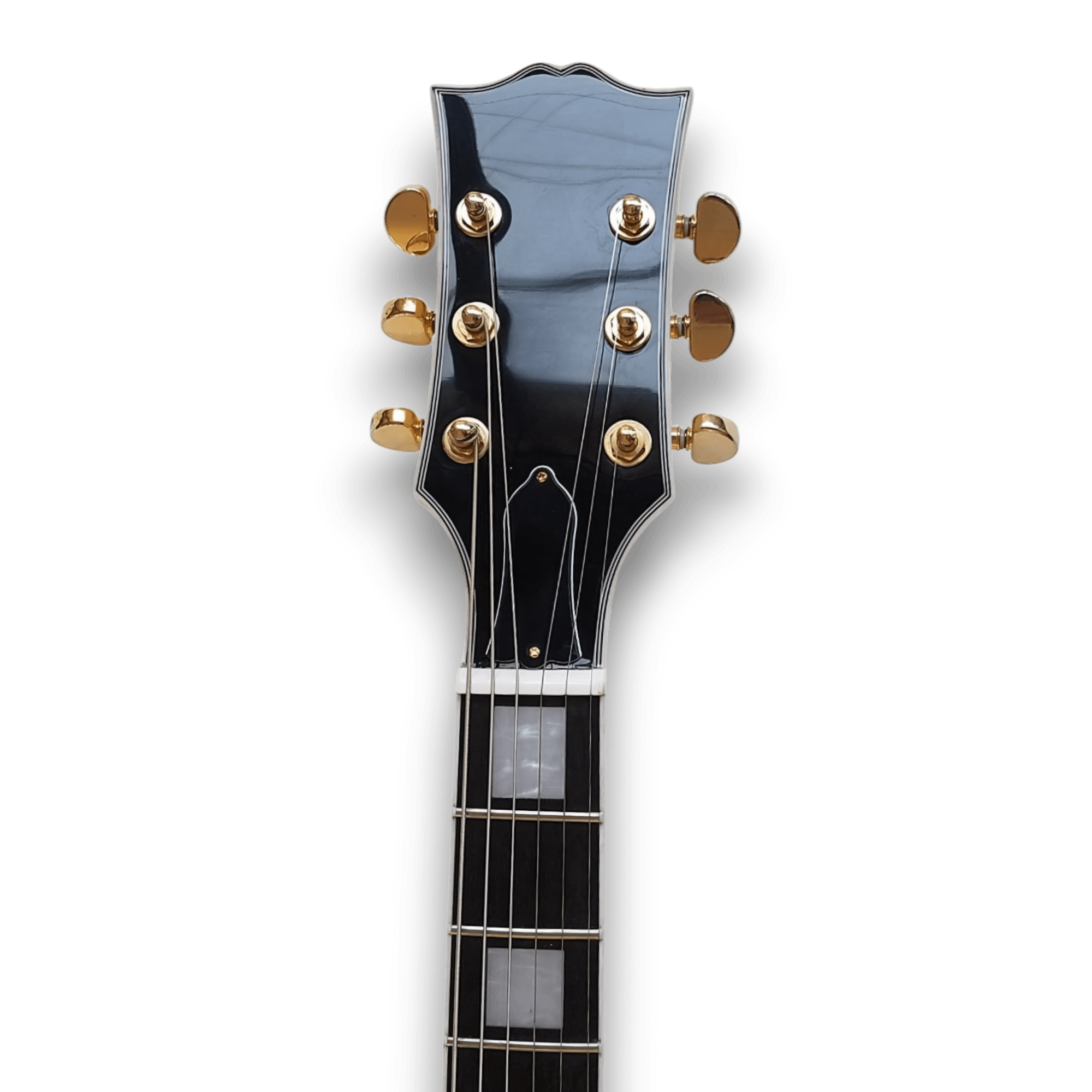 Custom Made Antique Ivory LP Style 6 Strings Electric Guitar - Image 7