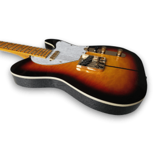 Custom Made Sunburst Quilted Maple Top Tuff Dog Tele Merle Haggard Style Electric Guitar - Image 5