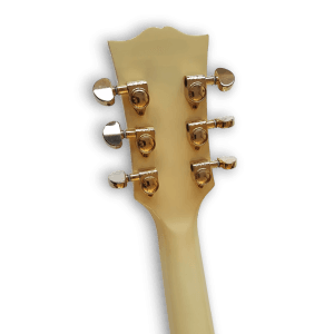 Custom Made Antique Ivory LP Style 6 Strings Electric Guitar - Image 11